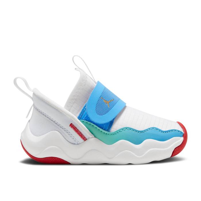 ナイキ エアジョーダン Air Jordan 【 Jordan 23/7 Td \u0027White University Blue Red\u0027 Infant White/Metallic Gold/White/University Red/University Blue/Thriller Emerald 】 青碧 青碧 もの言う花 白いこと 白いこと ゴールド Red 赤・レッ