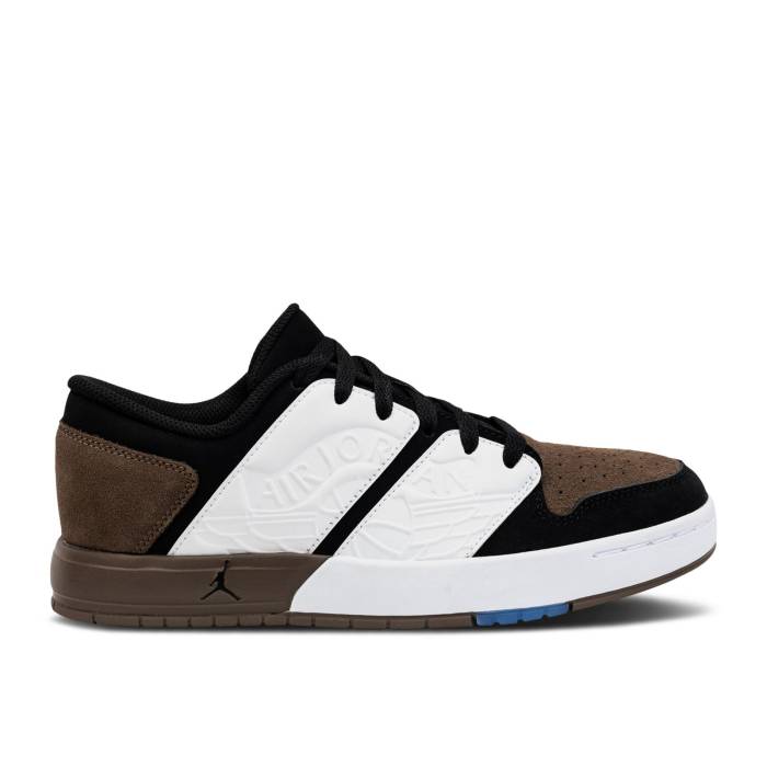 ナイキ エアジョーダン Air Jordan 【 Jordan Nu Retro 1 Low ガウス \u0027Palomino\u0027 Youth White/Palomino/White/Black 】 レトロ 御坊っちゃん キッズ 白いこと 白いこと 黒いこと 黒いこと 靴-スニーカー-キッズファッション