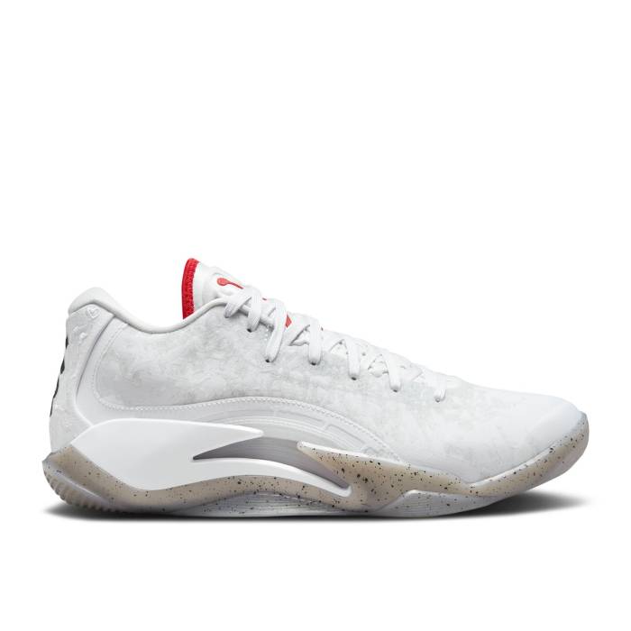ナイキ エアジョーダン Air Jordan 【 Jordan Zion 3 Pf Fresh Paint Men White/University Red/Cement Grey/Pure Platinum/Black 】 メンズ 白色 ホワイト Red 赤・レッド 灰色・シメント 灰色 グレー ピュア Platinum プラ