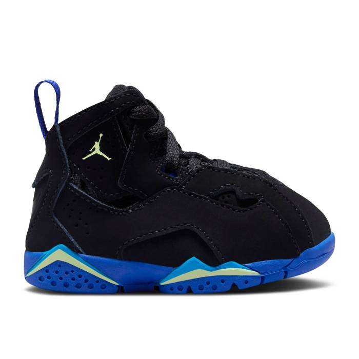 ナイキ エアジョーダン Air Jordan 【 Jordan True Flight Td \u0027Black Hyper Royal\u0027 Infant Black/Hyper Royal/Photo Blue/Barely Volt 】 Flight 飛行 もの言う花 黒いこと 黒いこと 青味 青み