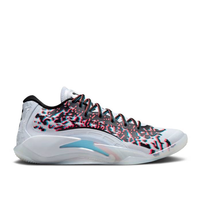 ナイキ エアジョーダン Air Jordan 【 Jordan Zion 3 Nrg \u0027Z-3D\u0027 Men Football Grey/Black/Flash Crimson/Chlorine Blue 】 メンズ 蹴球 薄墨色 薄墨色 黒いこと 黒いこと クリムゾン 青味 青み