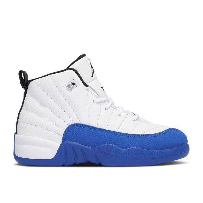 ナイキ エアジョーダン Air Jordan 【 Jordan 12 Retro Ps Blueberry Youth White/Black/Game Royal 】 レトロ ジュニア キッズ 白色 ホワイト 黒色 ブラック Game ゲーム