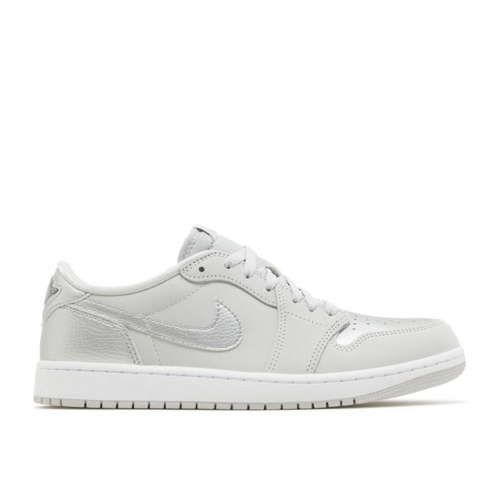 ナイキ エアジョーダン Air Jordan 【 Jordan 1 Retro Low Og Metallic Silver Men Neutral Grey/Metallic Silver/White 】 レトロ メンズ 灰色 グレー Silver 銀色・シルバー 白色 ホワイト
