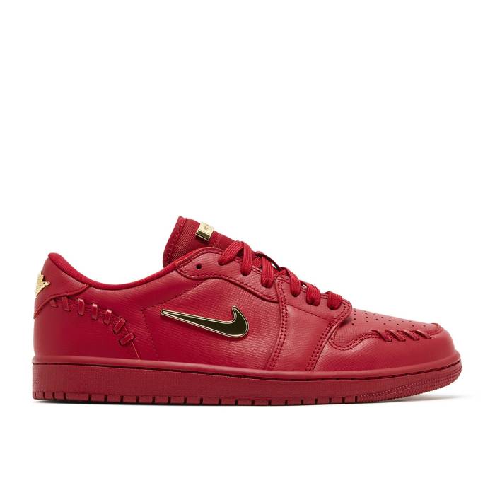 ナイキ エアジョーダン Air Jordan 【 Wmns Jordan 1 Low Method Of Make \u0027Gym Red\u0027 Women Gym Red/Metallic Gold 】 レディース Red 赤・赤いこと ゴールド