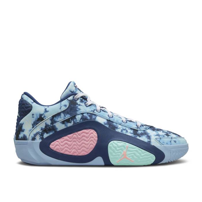 ナイキ エアジョーダン Air Jordan 【 Jordan Tatum 2 \u0027Denim\u0027 Men Blue Void/Leche Blue/Tropical Twist/Bleached Coral 】 メンズ 青味 青み