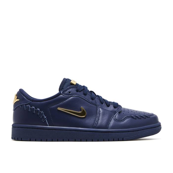 ナイキ エアジョーダン Air Jordan 【 Wmns Jordan 1 Low Method Of Make Midnight Navy Women Midnight Navy/Metallic Gold 】 レディース 紺色 ネイビー ゴールド