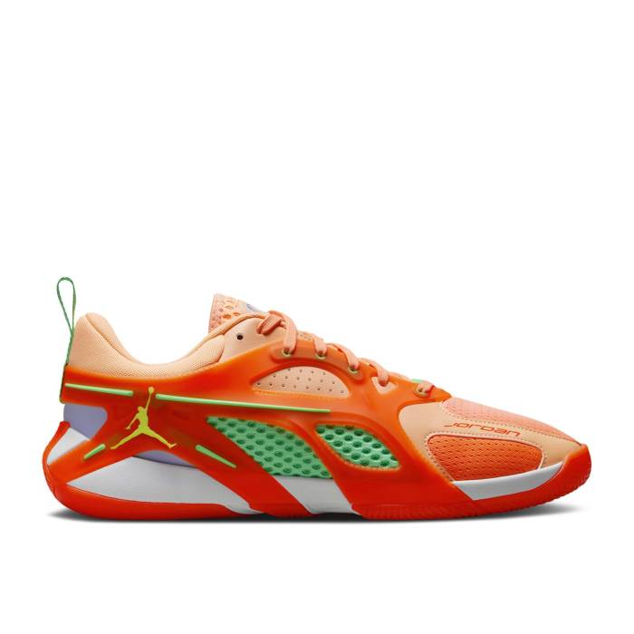 ナイキ エアジョーダン Air Jordan 【 Jordan Heir \u0027Peach Jam\u0027 Men Orange Pulse/Ghost Green/Hyper Crimson/Electro Green/Purple Pulse/Bright Mango 】 メンズ orange 橙・オレンジ色 green 緑・緑であること クリムゾン Purple 紫・パ