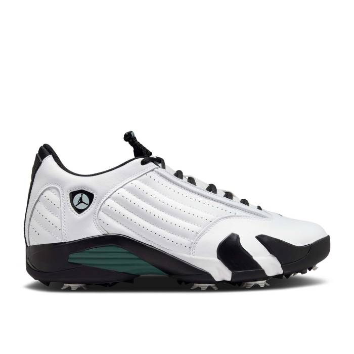 ナイキ　エアジョーダン Air Jordan 【 Jordan 14 Retro Golf 'Oxidized Green' Men White/Oxidized Green/Black/Glacier Blue 】 レトロ golf ゴルフ メンズ 白色 ホワイト green 緑・グリーン 黒色 ブラック 青色 ブルー 43,440円