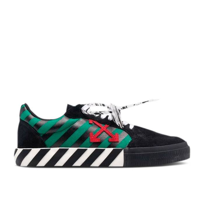 象牙色 Off-White 【 Vulc Sneaker \u0027Black Green Red\u0027 Men Black/Green/Red 】 靴 スニーカー green 緑・緑であること メンズ 黒いこと 黒いこと green 緑・緑であること Red 赤・赤いこと