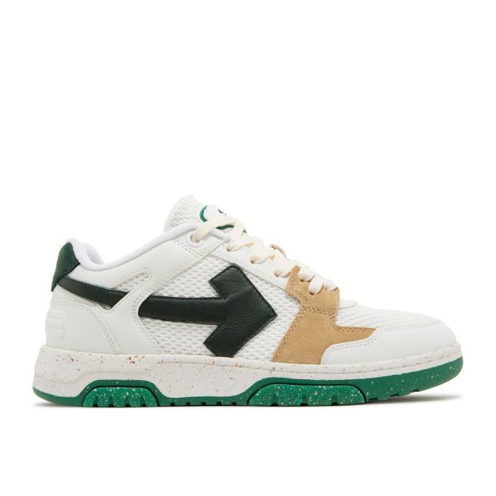 オフホワイト Off-White 【 Out Of Office Slim White Green Men White/Black/Beige/Dark Green 】 slim スリム メンズ 白色 ホワイト 黒色 ブラック ベージュ green 緑・グリーン
