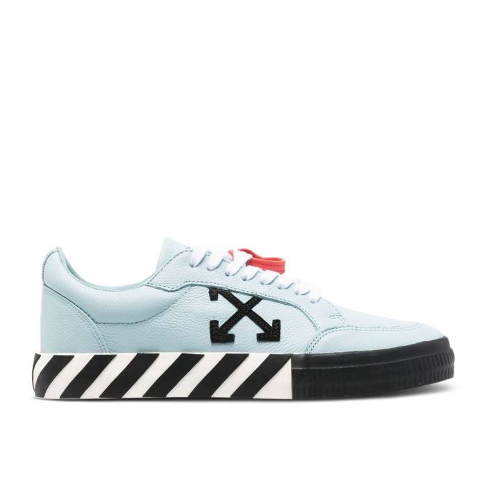 象牙色 Off-White 【 Vulc Sneaker \u0027Light Blue Black\u0027 Men Light Blue 】 靴 スニーカー 青味 青み メンズ 青味 青み