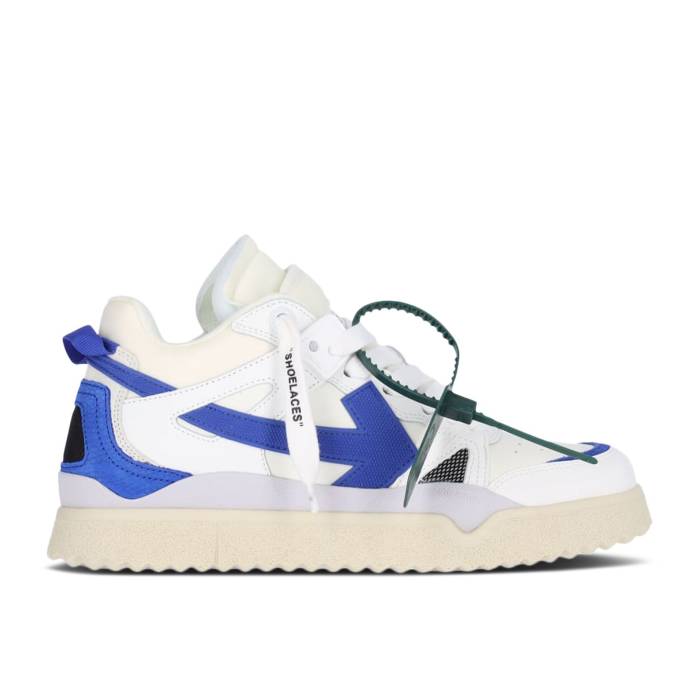 オフホワイト Off-White 【 New Mid Sponge White Blue Men White/Blue 】 ミッド メンズ 白色 ホワイト 青色 ブルー