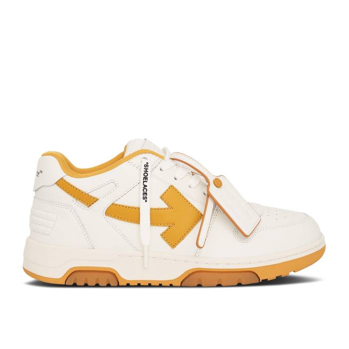 象牙色 Off-White 【 Out Of Office \u0027White Ocher Yellow\u0027 Men White/Ocher Yellow 】 メンズ 白いこと 白いこと yellow 黄味がかった・黄色