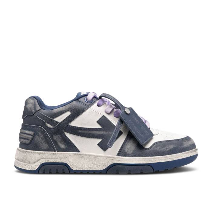 象牙色 Off-White 【 Out Of Office Vintage Leather \u0027Navy Blue\u0027 Men Navy Blue 】 vintage ビンテージ・ヴィンテージ なめし革 メンズ 紺色 米国海軍 青み 青色