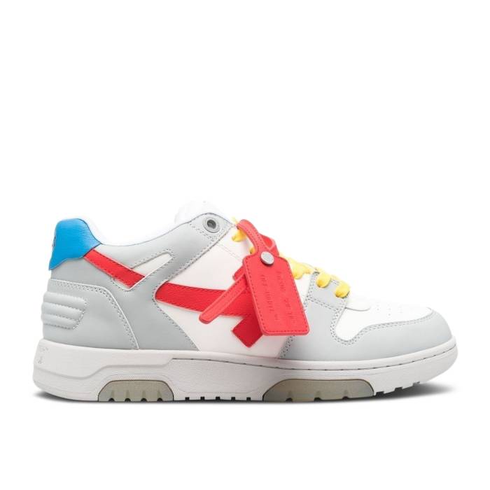 オフホワイト Off-White 【 Out Of Office 'Grey Red Blue' Men Grey/Red 】 Red 赤・レッド メンズ 灰色 グレー Red 赤・レッド｜スニケス