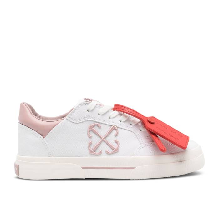 オフホワイト Off-White 【 Wmns New Low Vulcanized 'White Light Pink' Women White/Light Pink 】 レディース 白色 ホワイト pink ピンク