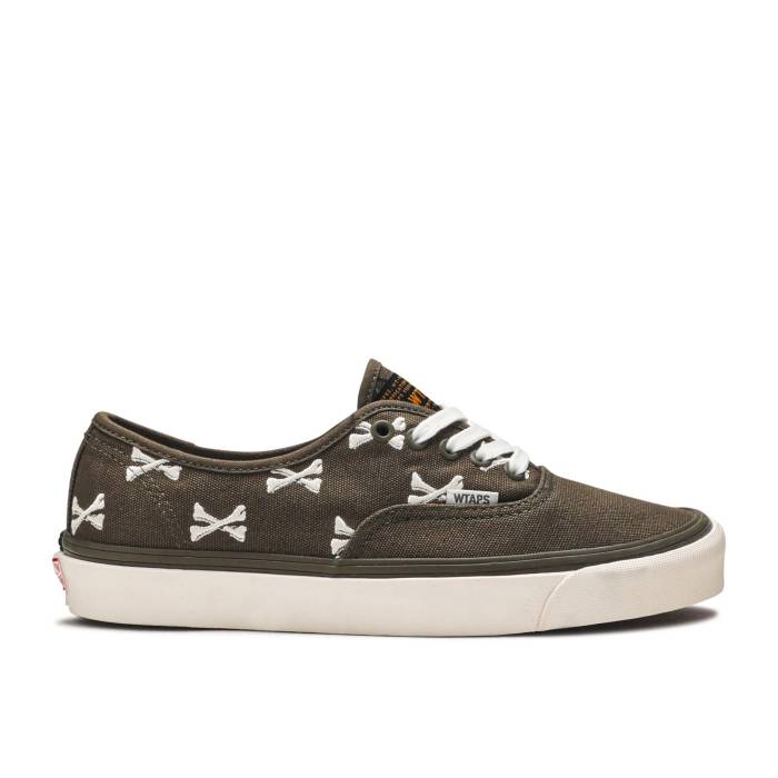 ヴァンズ Vans 【 Wtaps X Og Authentic Lx \u0027Bones\u0027 Men Olive/Whisp 】 ダブルタップス オーセンティック メンズ olive オリーブ