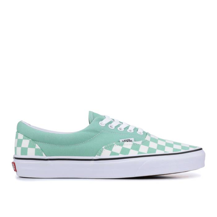 ヴァンズ Vans 【 Era 'Checkerboard - Neptune Green' Men Neptune Green/True White 】 メンズ green 緑・グリーン 白色 ホワイト