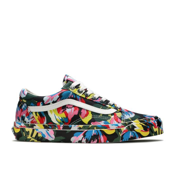 ヴァンズ Vans 【 Kenzo X Og Old Skool Lx \u0027Floral Green\u0027 Men Floral Green/True White 】 メンズ green 緑・緑であること 白いこと 白いこと
