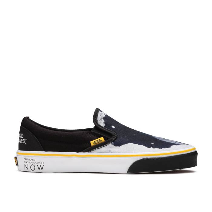 ヴァンズ Vans 【 National Geographic X Classic Slip-On 'Then Now Glacier' Men Then/Now Glacier 】 クラシック slip-on スリッポン メンズ｜スニケス 41,990円