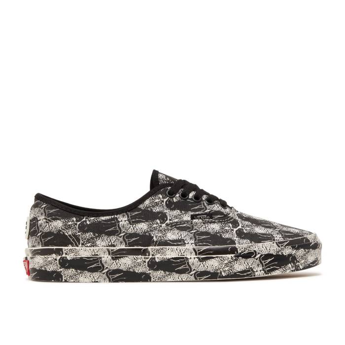 ヴァンズ Vans 【 Opening Ceremony X Authentic \u0027Leopard Checker\u0027 Men Black/White 】 オーセンティック メンズ 黒いこと 黒いこと 白いこと 白いこと