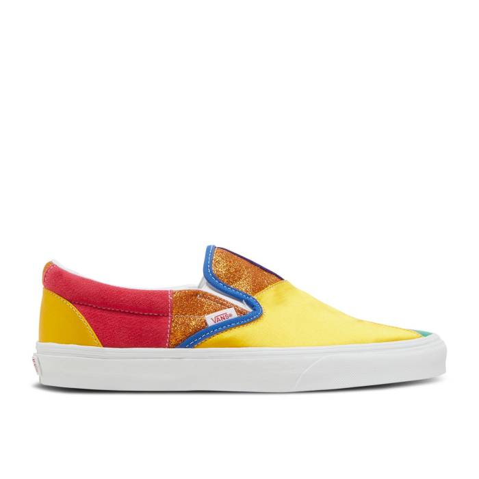 ヴァンズ Vans 【 Classic Slip-On \u0027Pride - Patchwork\u0027 Men Multi/True White 】 古典派音楽 slip-on スリッポン メンズ 白いこと 白いこと