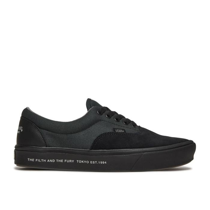 ヴァンズ Vans 【 Neighborhood X Comfycush Era \u0027The Filth And The Fury\u0027 Men Black/Wasabi 】 メンズ 黒いこと 黒いこと