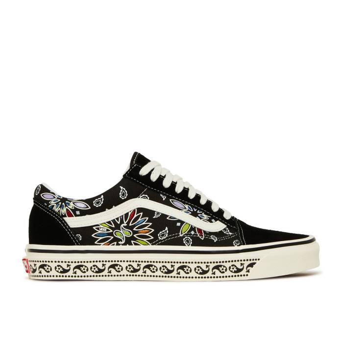 ヴァンズ Vans 【 Old Skool 36 Dx \u0027Anaheim Factory - Paisley\u0027 Men Black 】 製造所 メンズ 黒いこと 黒いこと