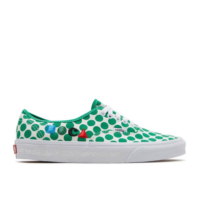 ヴァンズ Vans 【 Moca X Authentic \u0027Logo Green\u0027 Men Logo/Green 】 オーセンティック メンズ ロゴタイプ green 緑・緑であること