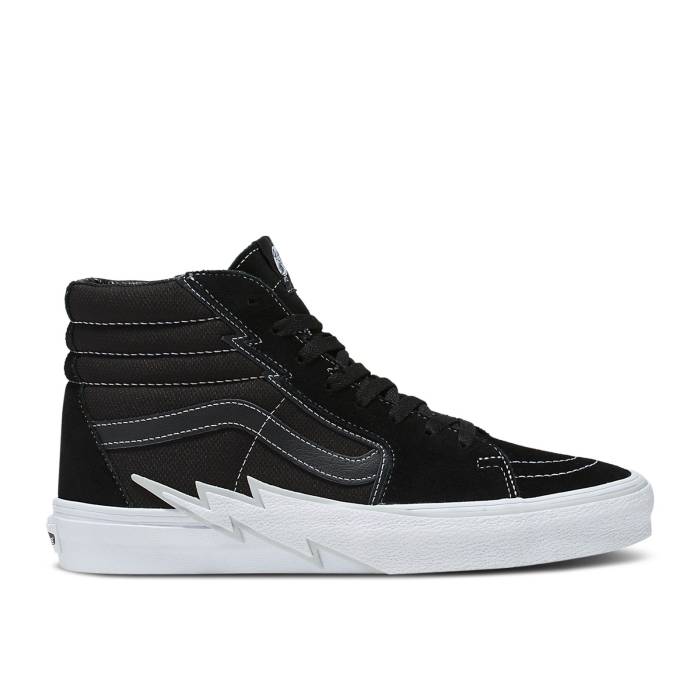 ヴァンズ Vans 【 Sk8-Hi \u0027Bolt - Black Mesh\u0027 Men Black/White 】 滑るご機嫌 黒いこと 黒いこと メンズ 黒いこと 黒いこと 白いこと 白いこと
