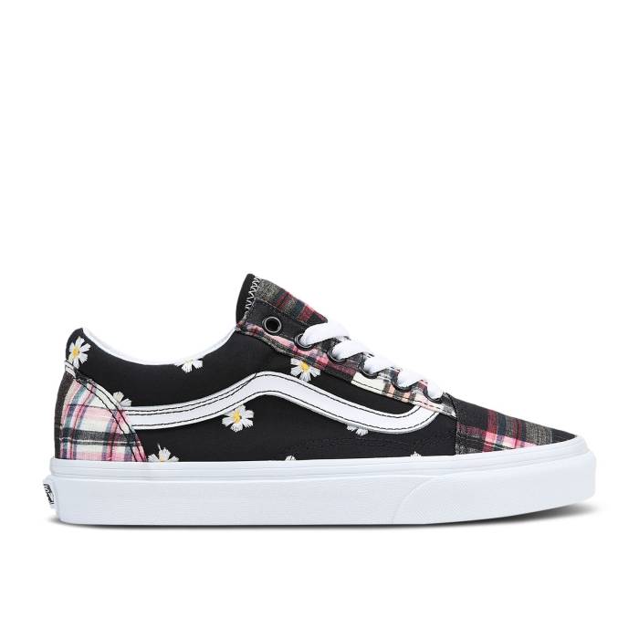 ヴァンズ Vans 【 Old Skool \u0027Floral Plaid Patchwork\u0027 Men Floral Plaid Patchwork 】 メンズ