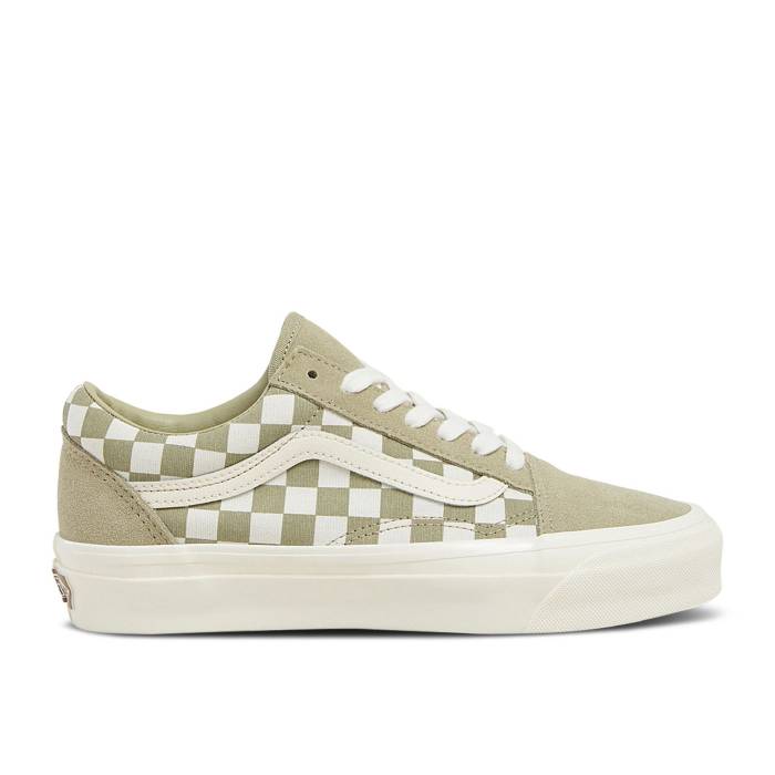 ヴァンズ Vans 【 Old Skool Mte 'Checkerboard - Sage' Men Sage 】 メンズ|スニケス
