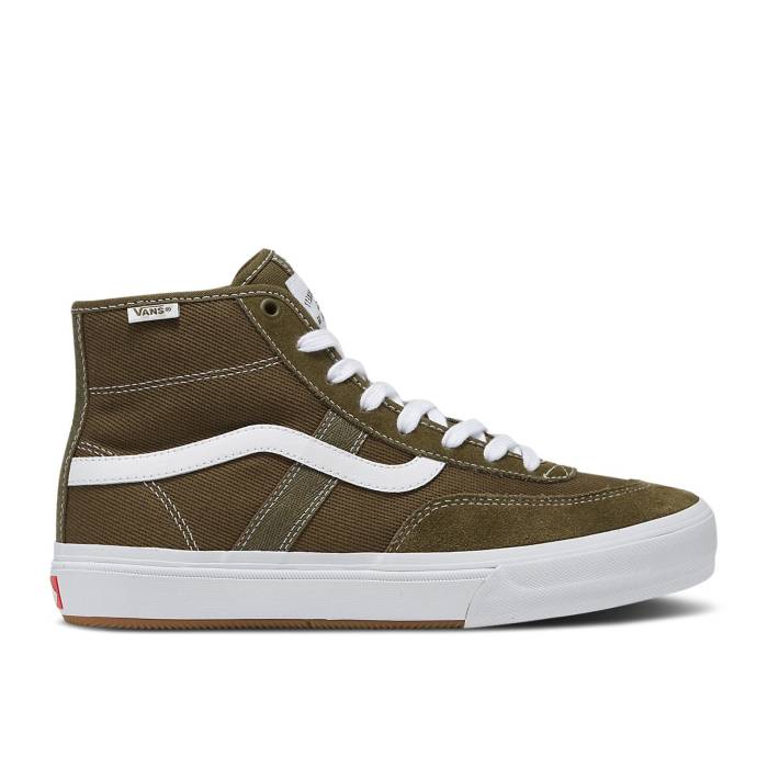 ヴァンズ Vans 【 Skate Gilbert Crockett High 'Dark Olive' Men Dark Olive 】 Skate スケート ハイ メンズ olive オリーブ｜スニケス
