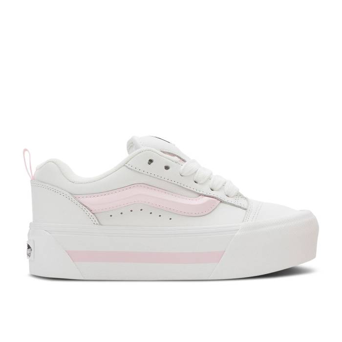 ヴァンズ Vans 【 Knu Stack \u0027Smarten Up White Pink\u0027 Men Smarten Up White/Pink 】 白いこと 白いこと メンズ 白いこと 白いこと pink サクラ色