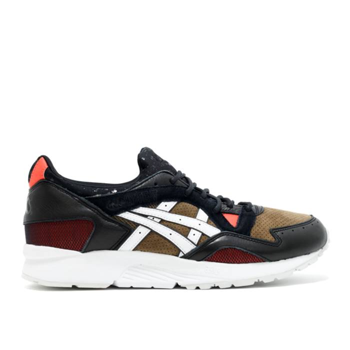 アシックス Asics 【 Highs And Lows X Gel Lyte 5 Medic Men Black/Olive/Red 】 メンズ 黒色 ブラック olive オリーブ Red 赤・レッド