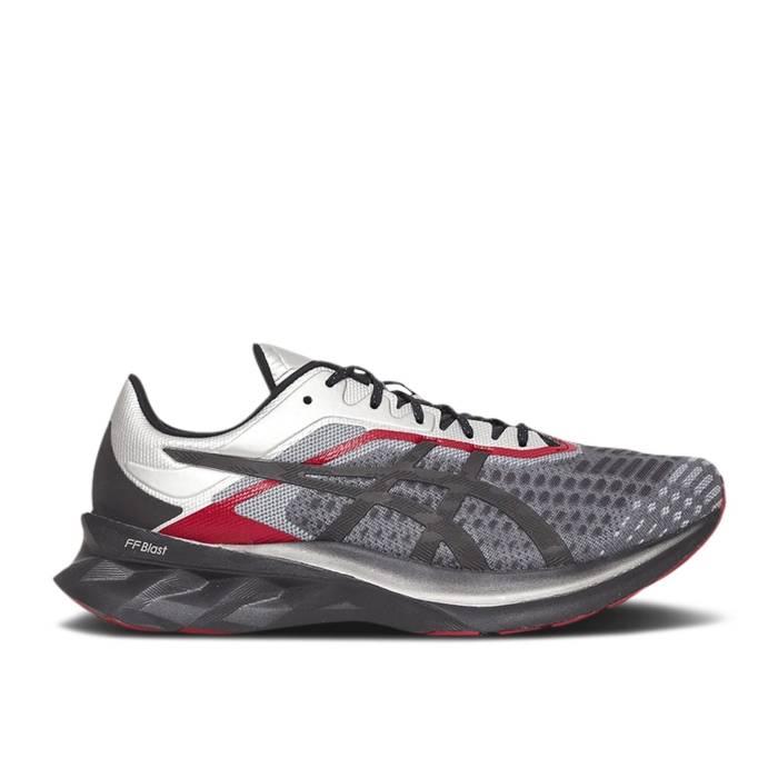 アシックス Asics 【 Slam Jam X Novablast \u0027Pure Silver\u0027 Men Pure Silver/Black/Red 】 ジャム メンズ 純一無雑 Silver しろがね色・しろがね色 黒いこと 黒いこと Red 赤・赤いこと