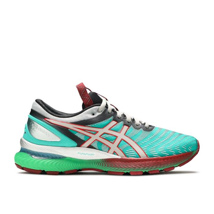アシックス Asics 【 Kiko Kostadinov X Wmns Fn1-S Gel Nimbus 22 \u0027Baltic Jewel\u0027 Women Baltic Jewel/Pure Silver 】 レディース 純一無雑 Silver しろがね色・しろがね色
