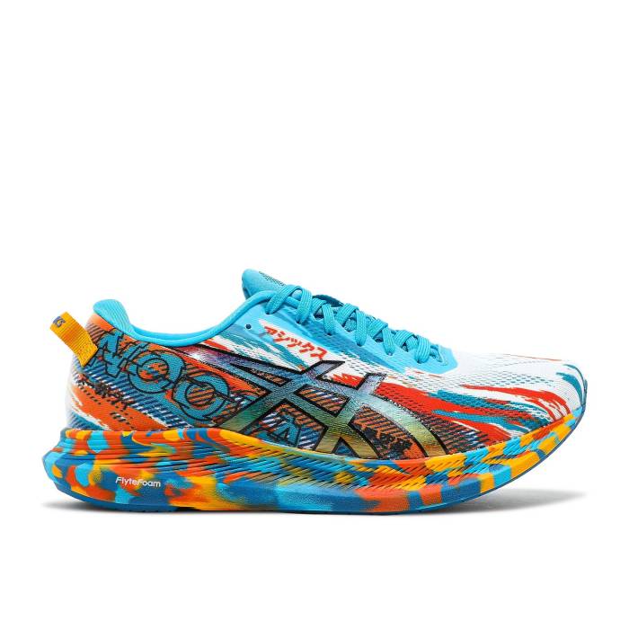 アシックス Asics 【 Noosa Tri 13 \u0027Color Injection Pack - Digital Aqua Marigold Orange\u0027 Men Digital Aqua/Marigold Orange 】 13 サー青少年 アクア メンズ アクア orange 橙・オレンジ色