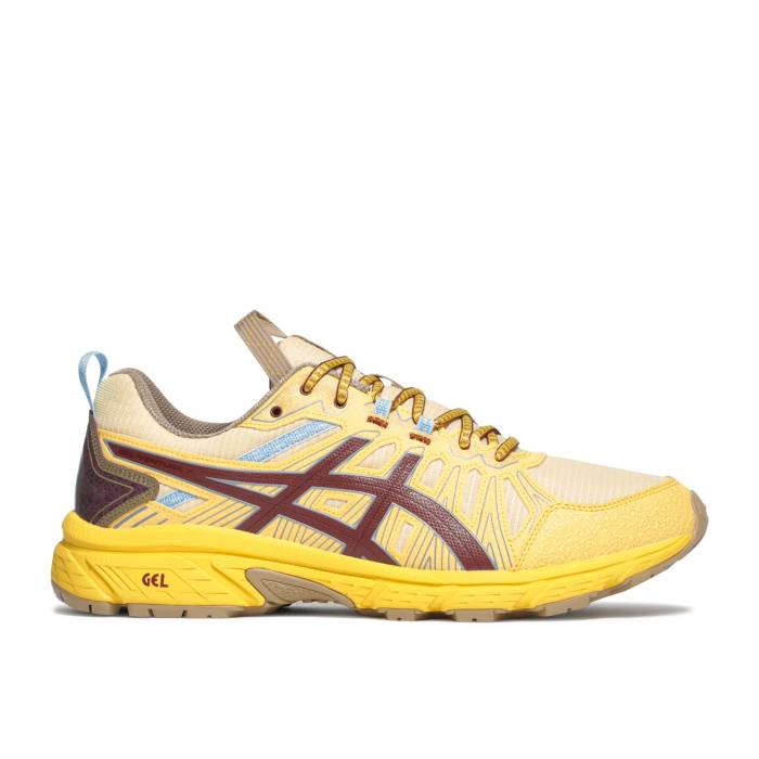 アシックス Asics 【 Kiko Kostadinov X Hn1-S Gel Venture 7 \u0027Yellow\u0027 Men Yellow/Ox Brown 】 メンズ yellow 黄味がかった・黄色 赤銅色 赤銅色