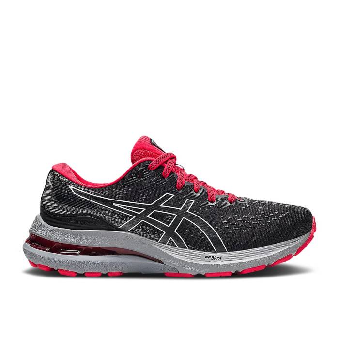 アシックス Asics 【 Gel Kayano 28 Gs 'Black Electric Red' Youth Black/White 】 ジュニア キッズ 黒色 ブラック 白色 ホワイト|スニケス