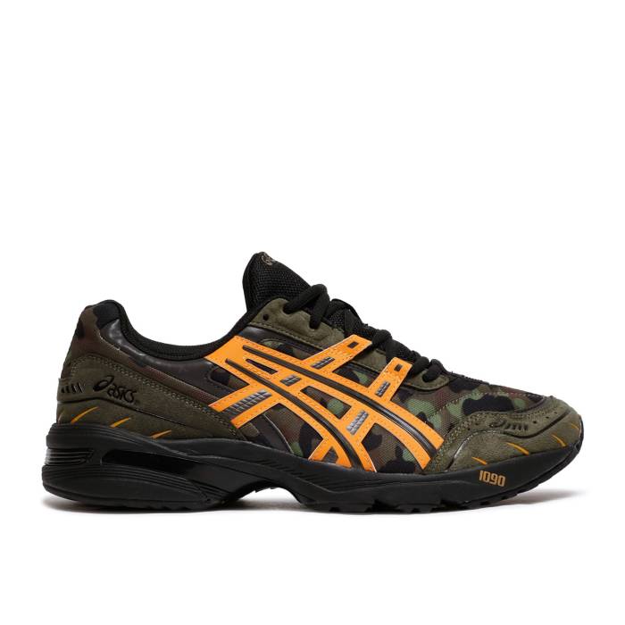 アシックス Asics 【 Bape X Gel 1090 Camo Men Aloe/Bengal Orange 】 メンズ orange 橙・オレンジ