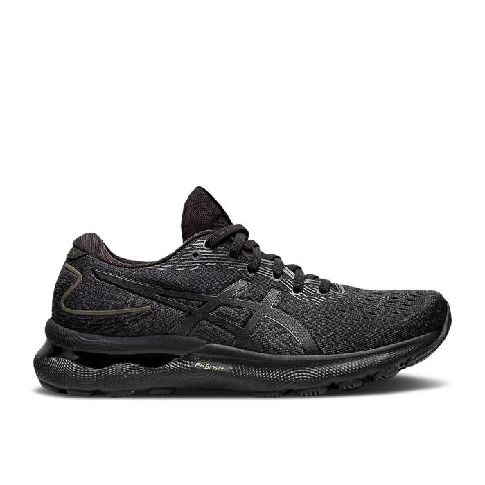 アシックス Asics 【 Wmns Gel Nimbus 24 Wide \u0027Black\u0027 Women Black/Black 】 レディース 黒いこと 黒いこと