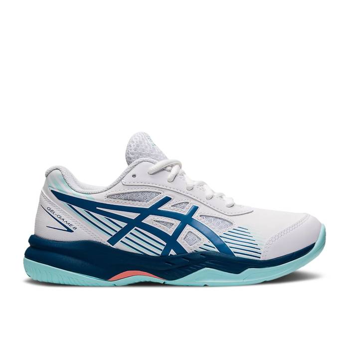 アシックス Asics 【 Gel Game 8 ガウス \u0027Black Pure Silver\u0027 Youth Black/Pure Silver 】 Game 競り合い 純然たる 御坊っちゃん キッズ 黒いこと 黒いこと 純然たる Silver しろがね色・しろがね色