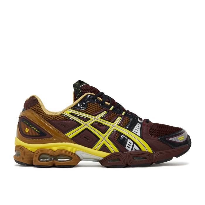 アシックス Asics 【 Kiko Kostadinov X Ub3-S Gel Nimbus 9 \u0027Rum Raisin\u0027 Men Rum Raisin/Green Sheen 】 メンズ green 緑・緑であること
