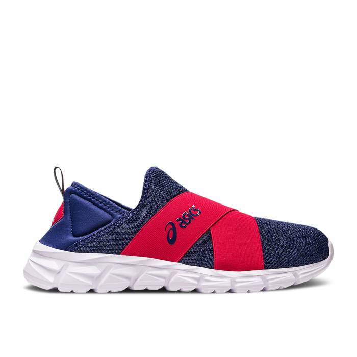 アシックス Asics 【 Quantum Lyte Slip-On 'Indigo Blue Speed Red' Men Indigo Blue/Speed Red 】 slip-on スリッポン 青色 ブルー Speed スピード メンズ 藍色・インディゴ 青色 ブルー Speed スピード Red 赤・レッド