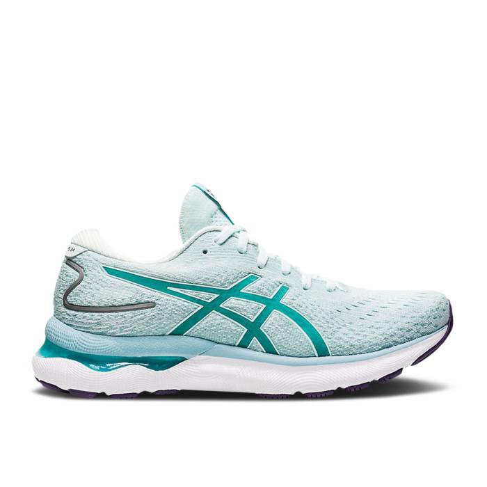 アシックス Asics 【 Wmns Gel Nimbus 24 \u0027Soothing Sea\u0027 Women Soothing Sea/Sea Glass 】 レディース