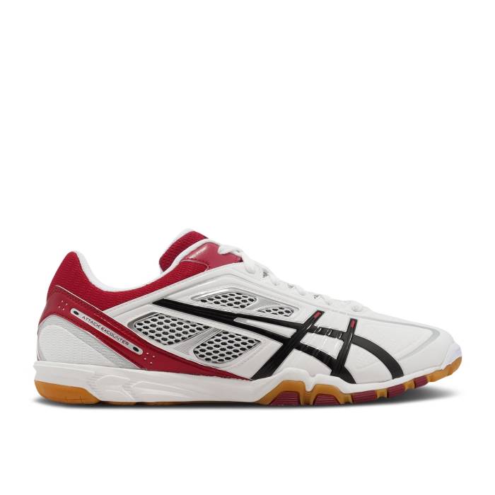 アシックス Asics 【 Attack Excounter 327 \u0027White Black Red\u0027 Men White/Black 】 黒いこと 黒いこと メンズ 白いこと 白いこと 黒いこと 黒いこと