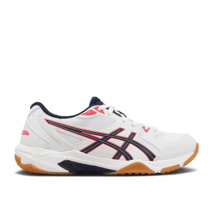 アシックス Asics 【 Gel Rocket 10 White Peacoat Men White/Peacoat 】 メンズ 白色 ホワイト