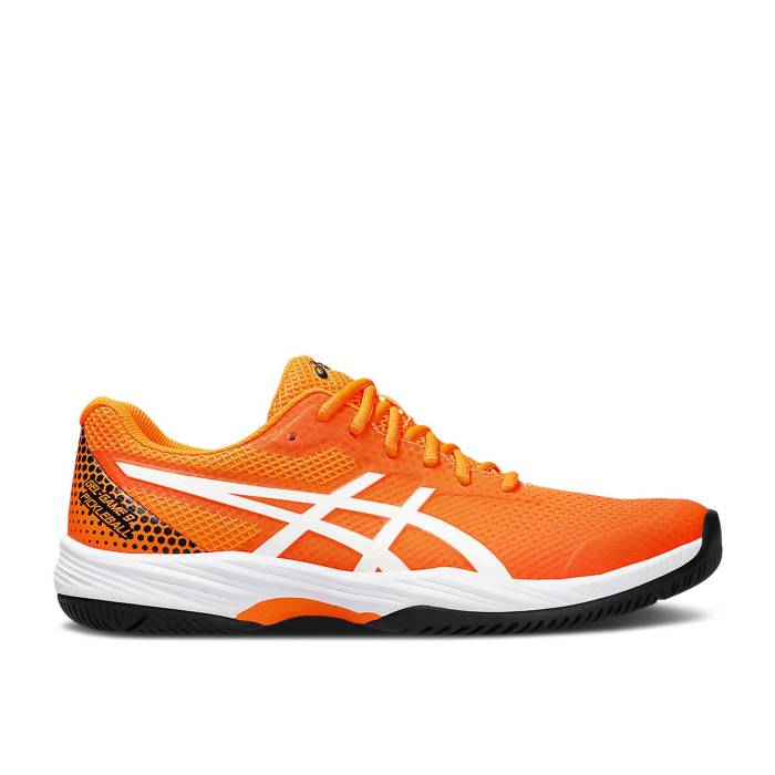 アシックス Asics 【 Gel Game 9 Pickleball \u0027Shocking Orange\u0027 Men Shocking Orange/White 】 Game 競り合い メンズ orange 橙・オレンジ色 白いこと 白いこと