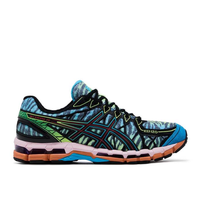 アシックス Asics 【 Kenzo X Gel Kayano 20 \u0027Cyan Zebra\u0027 Men Cyan 】 メンズ シアン